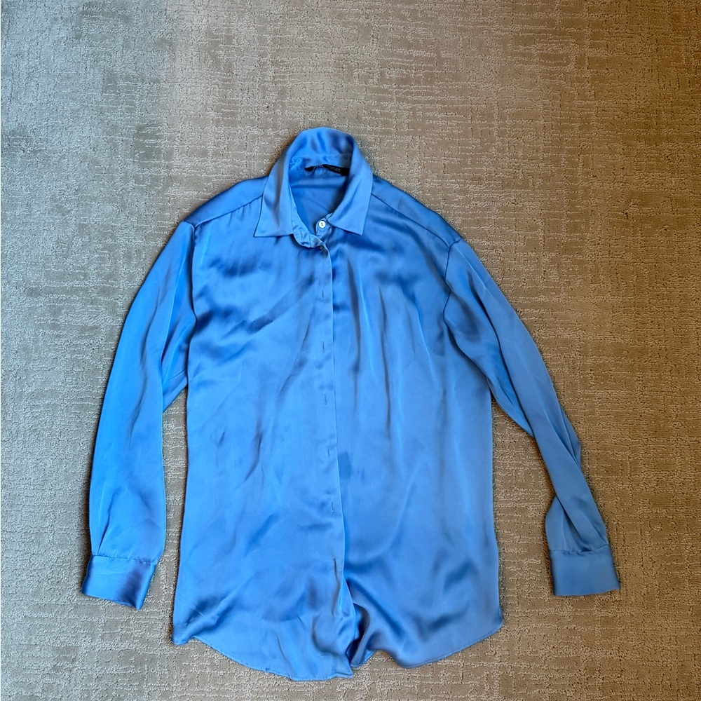 Zara Blue Women's Blouse